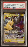 Pokemon Pikachu Zekrom GX 031/095 Tag Bolt PSA 10 JP