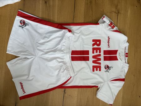 FC Köln Trikot mit Druck und Hose, beides L