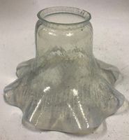 Lampenschirm aus Glas tulpenform leicht milchig