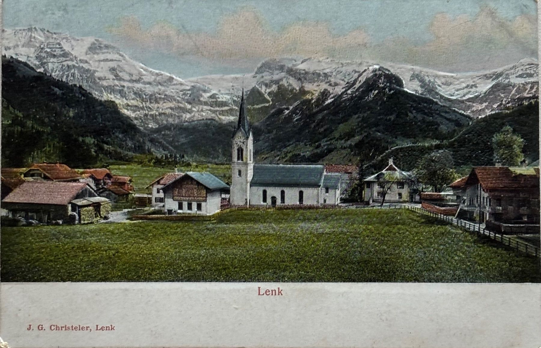 Cartes postales: Lenk, Reliefkarte, 1921 – D'occasion à Frauenfeld par Merk52