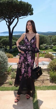 Zimmermann Dawning Silk Linen Maxi Dress [Rrp$1750]
