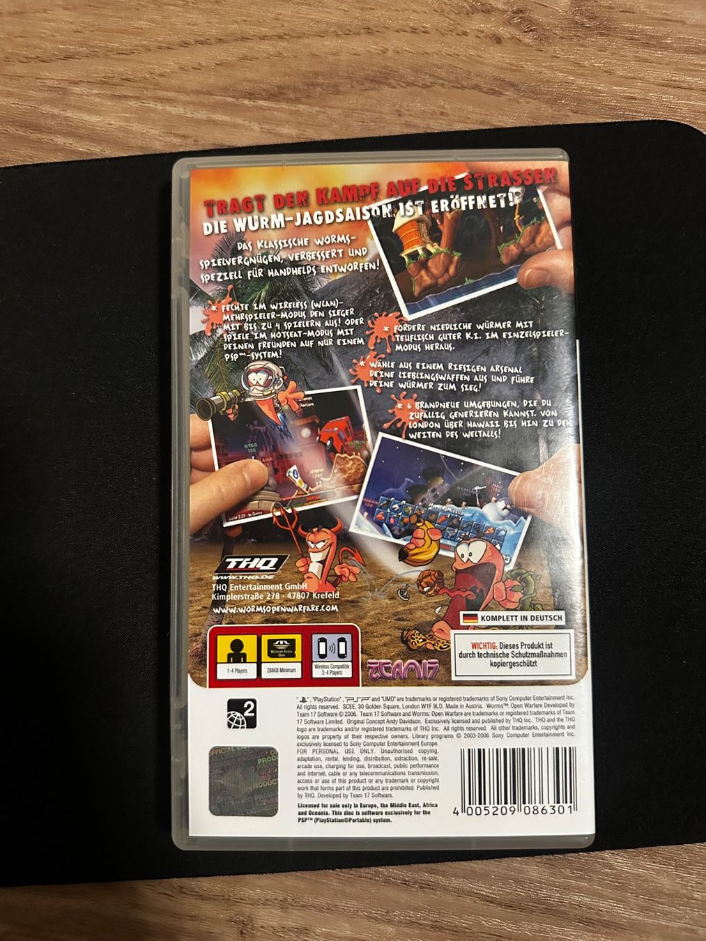 Jeux: Worms: Open Warfare - PSP Spiel – D'occasion à Sulz AG par DealWerk 1