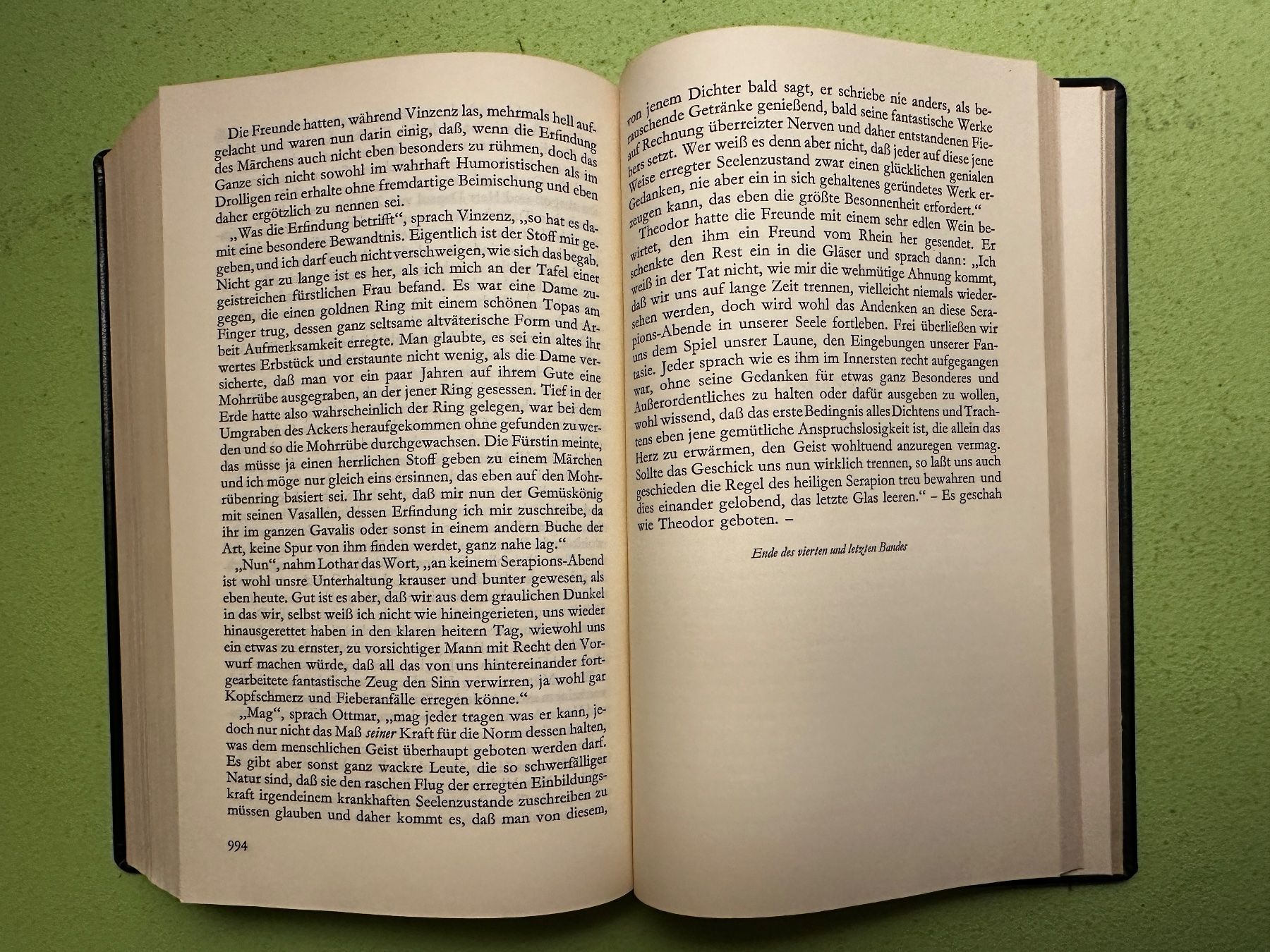Libri: E. T. A. Hoffmann: Die Serapions-Brüder. – Usato da Zürich venduto da allp 8