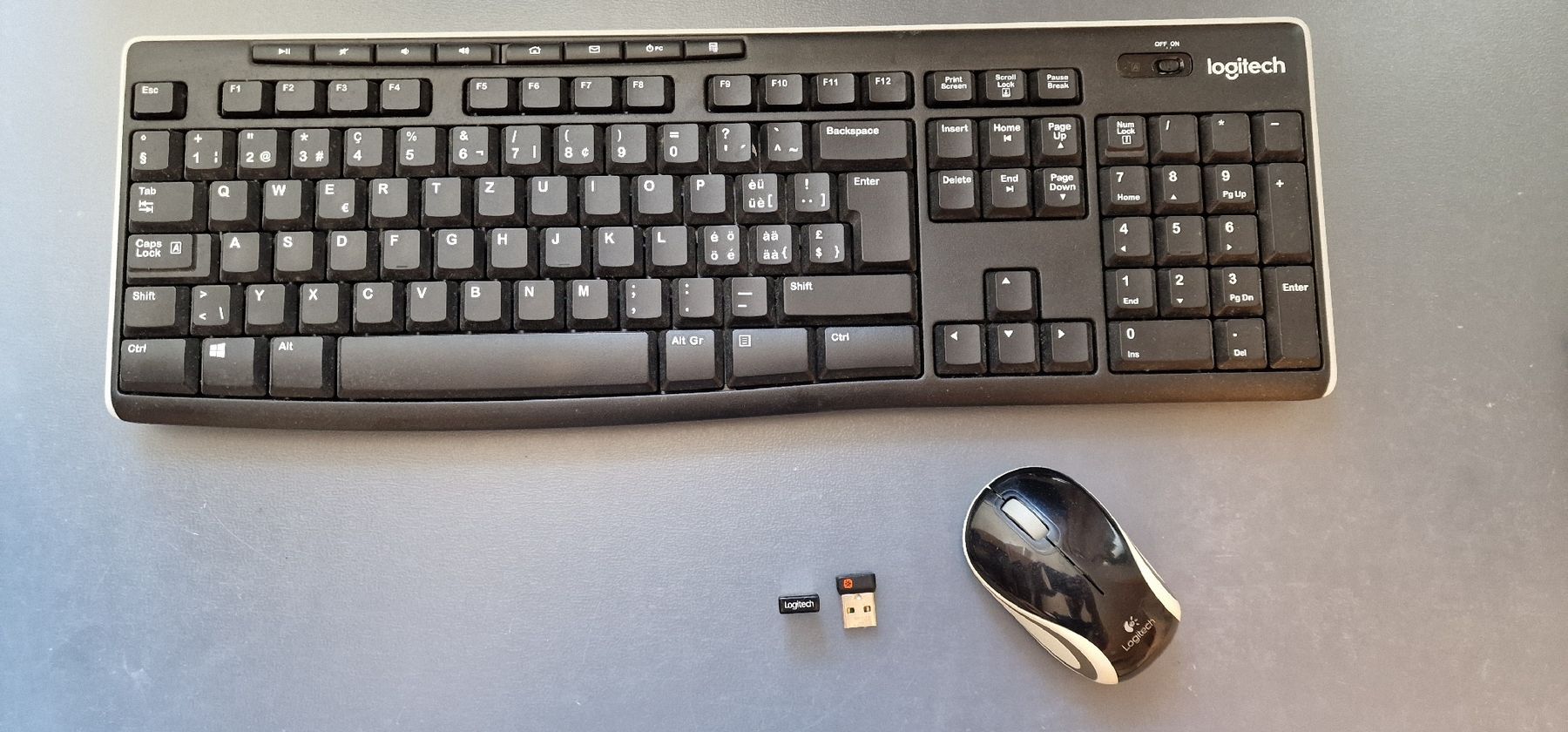 Logitech Tastiere: Logitech Kabellose Maus & Tastatur Set – Usato da Roggliswil venduto da Bluro90