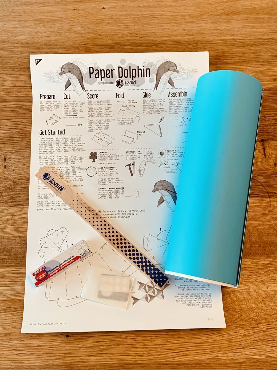 Kit bricolage: Bastelbogen Delfin von Assembli – Nuovo e nell'imballaggio originale da Fehraltorf venduto da nolram75 1