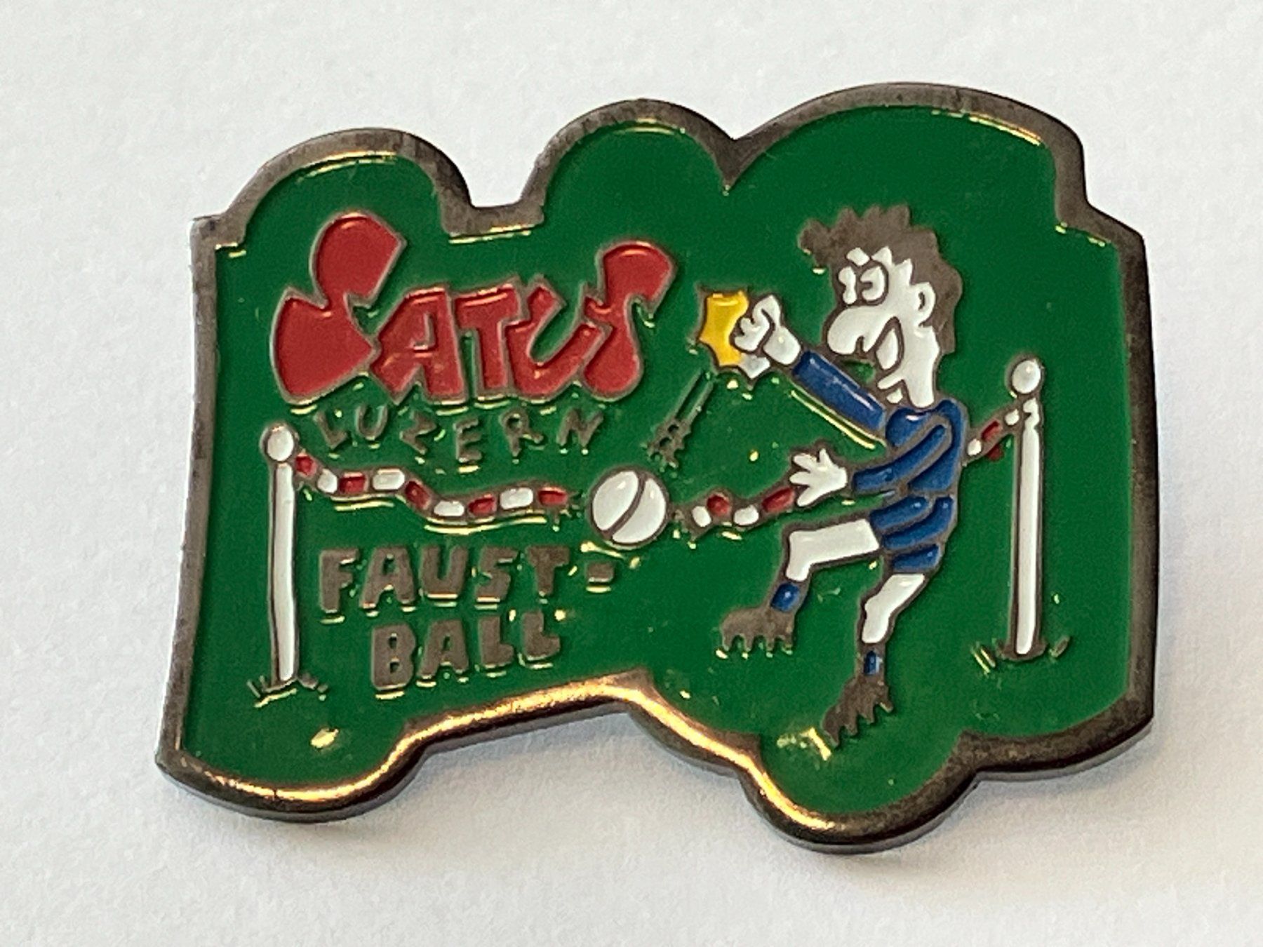 Placchette & Badge: 1 Pin Satus Luzern Faustball – Usato da Basel venduto da djwwpp