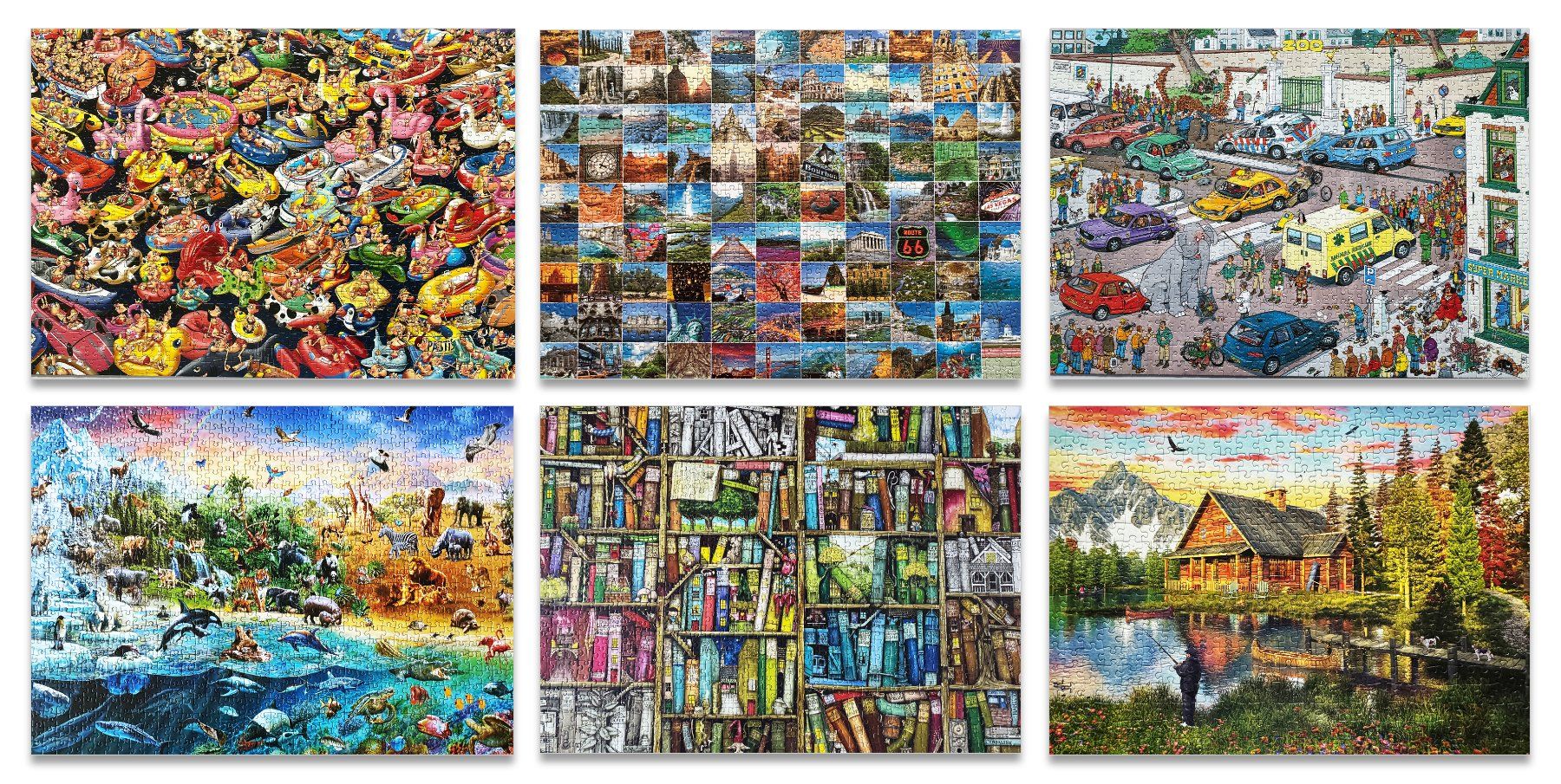 Puzzle: 6 Puzzles_5x1000 Teile_1x500 Teile – Usato da Richterswil venduto da ma_cu 1