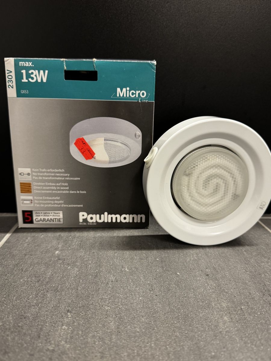 Paulmann Lampade: Paulmann Micro Line Einbaustrahler, 13W – Nuovo e nell'imballaggio originale da Affeltrangen venduto da Fuelli03