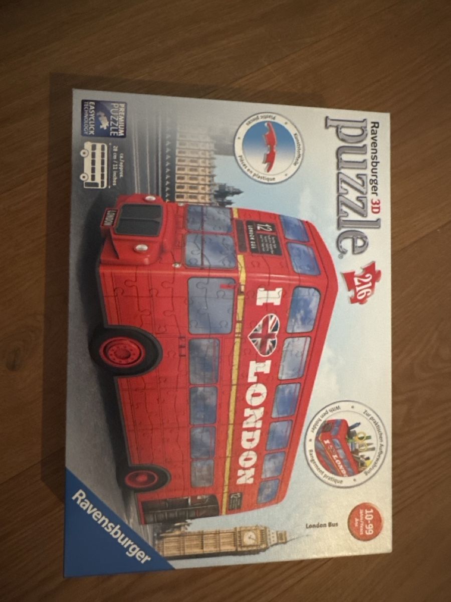 Ravensburger Puzzle: 3D Puzzle London Bus – Usato da Menziken venduto da xirixs
