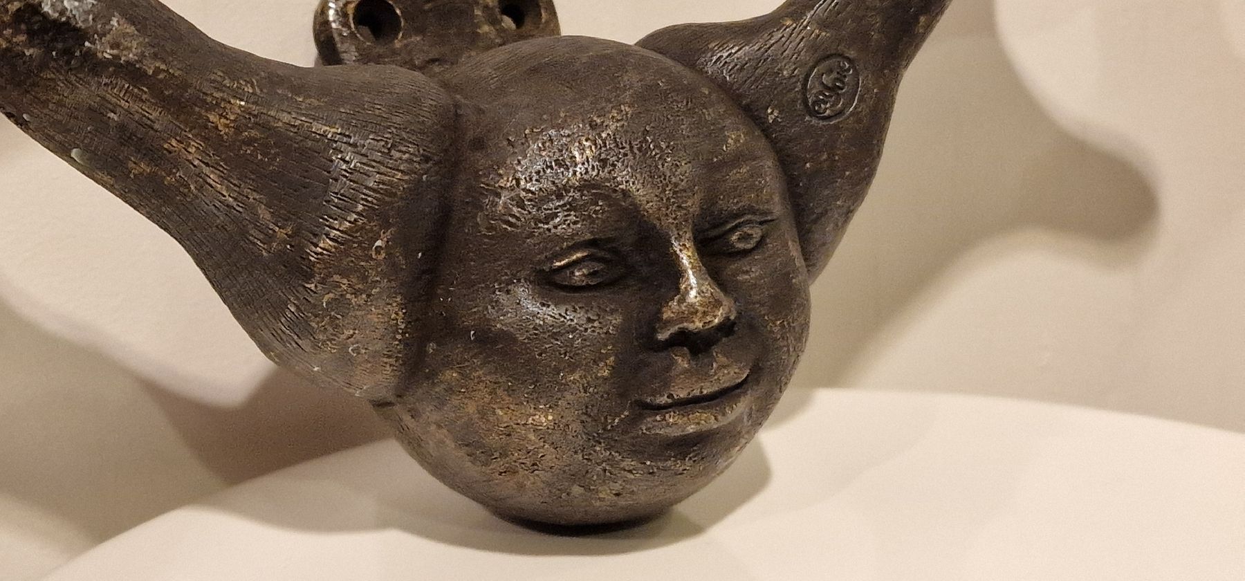 Sculture & Statue: Ensoie Zürich Bronze geweih – Usato da ZÜRICH venduto da Arte-24 1