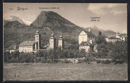 Brigue, Teilansicht mit Riederhorn und E