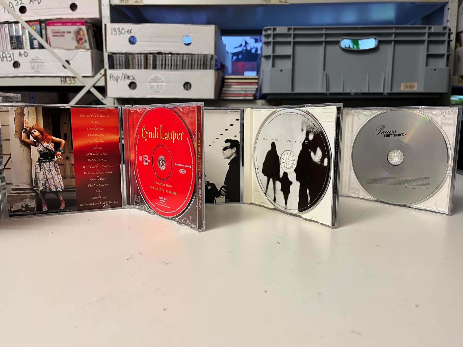 CD: Cyndi Lauper + U2 + Eurythmics - HI21D – Usato da Küsnacht ZH venduto da swisssales.net 2