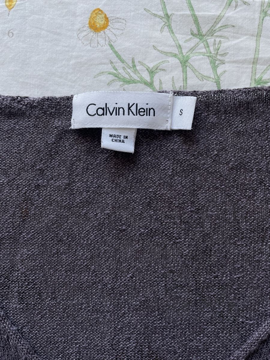 Calvin Klein Pullover & Sweatshirts: Pull Calvin Klein - 55% lin - S – Gebraucht aus Troinex von Irisglo 3