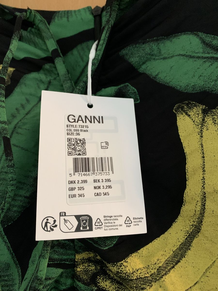 Ganni Vestiti: Robe motif banane Ganni – Nuovo e nell'imballaggio originale da Genève venduto da vic_s9c5 4