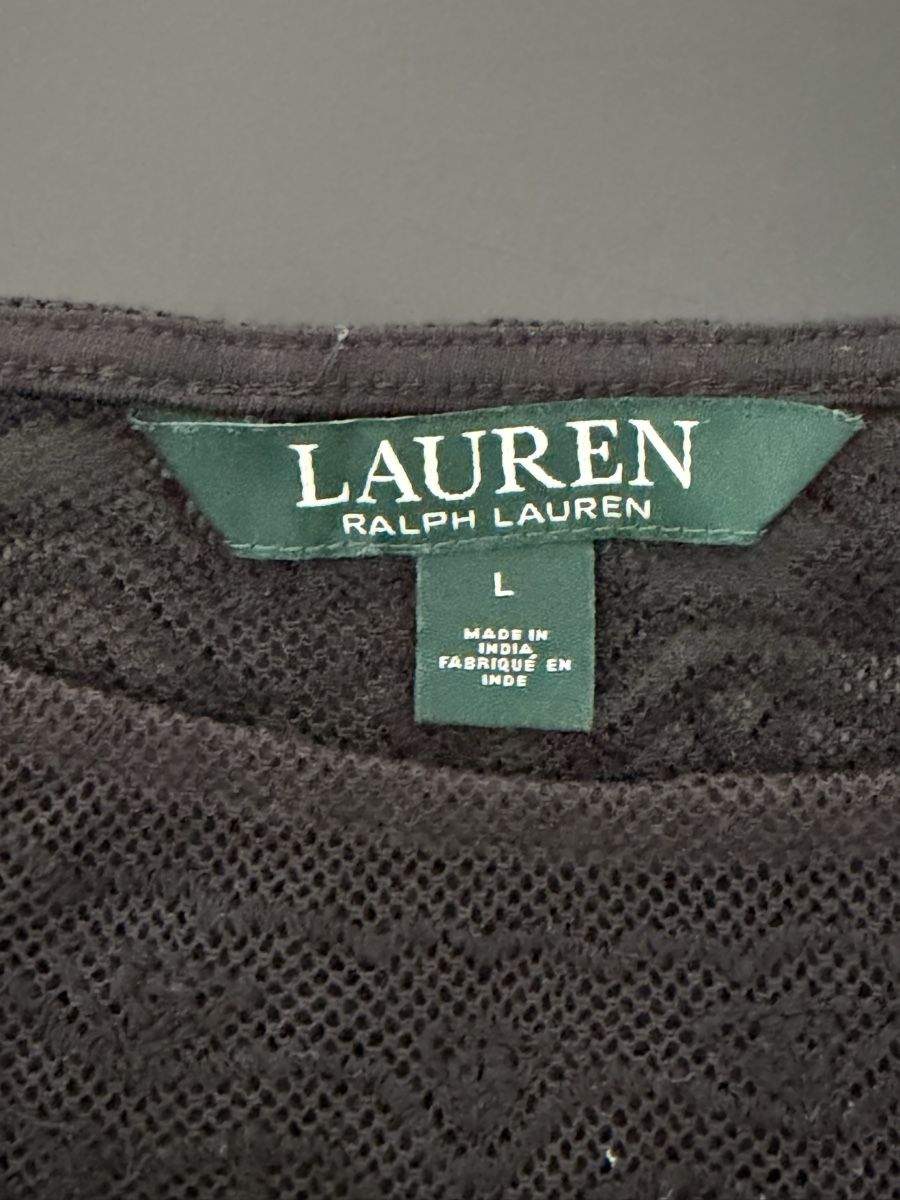 Ralph Lauren Top: Ralph Lauren Damen Spitzenbluse schwarz Grösse L – Usato da Winterthur venduto da tat_ky5h 4