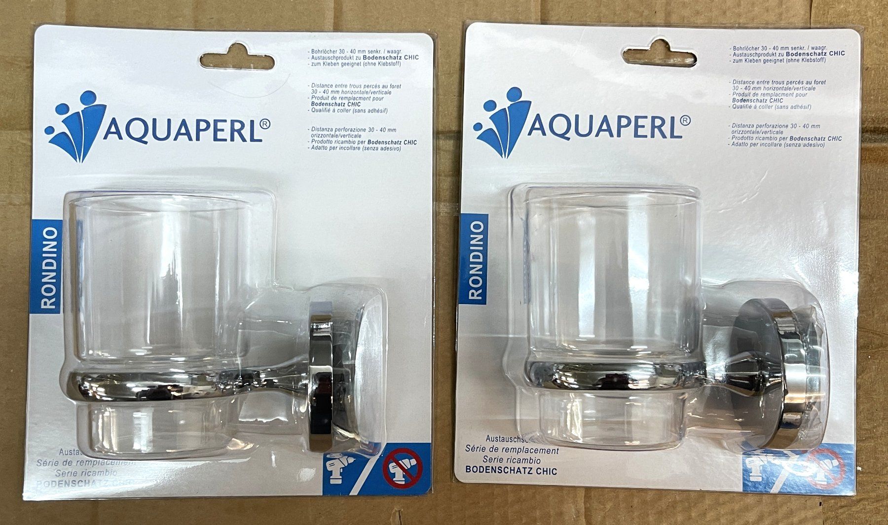 Autres articles pour la maison: 2 x Aquaperl Rondino Bad Glashalter – Neuf avec emballage d'origine à Oftringen par Vucki