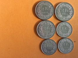 2 + 1 francs  2019-2020-2021  Jolies