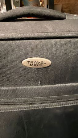 Kleiner Rollkoffer / Handgepäck Koffer schwarz – Travel Mini