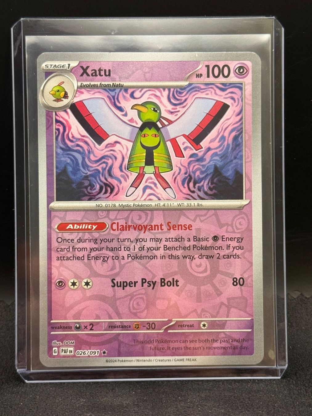 Pokémon Karte | Xatu | PAF EN 026/091 (Neu (gemäss Beschreibung)) in ...