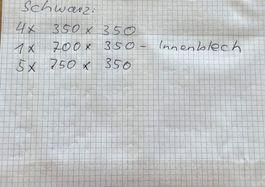 USM Bleche Schwarz gemäss Bilder