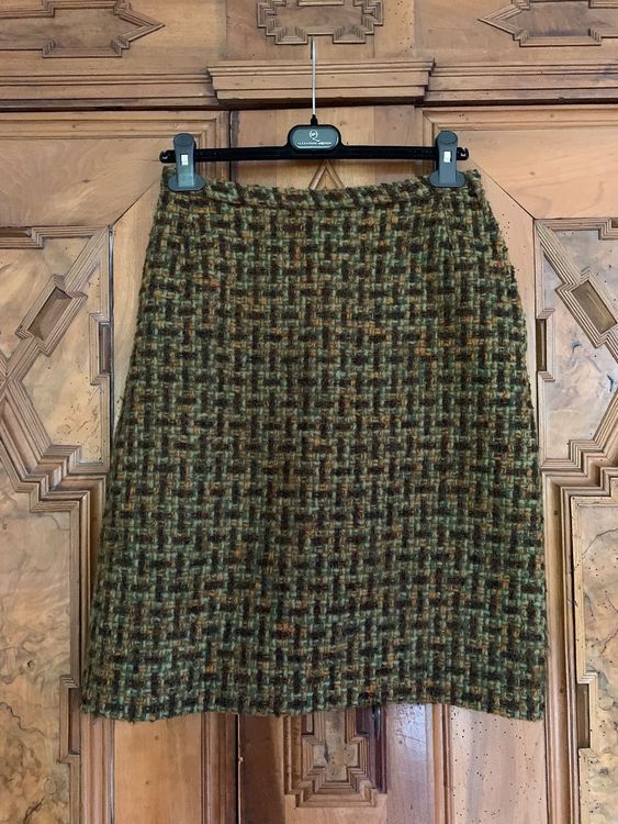 VINTAGE TWEED Rock 100% Wolle Gr. M ( 38-40EU ) (Gebraucht) in ...