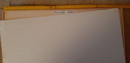 Leeres Geschenk-Puzzle in Holzrahmen zum Bemalen / 500 Teile