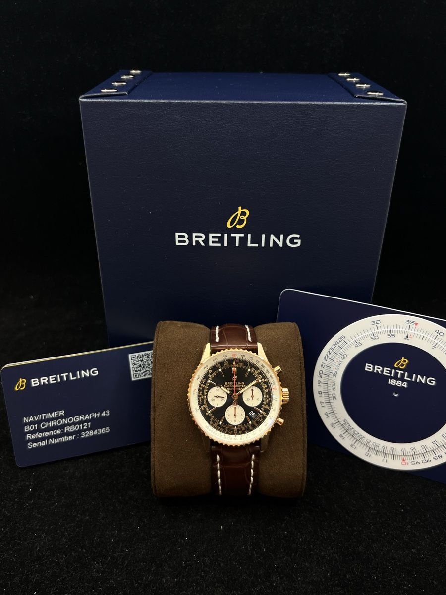 Breitling Orologi: Breitling Navitimer 18K GOLD 2025 NP: 21500.- – Nuovo e nell'imballaggio originale da Zürich venduto da Centralwatches 3