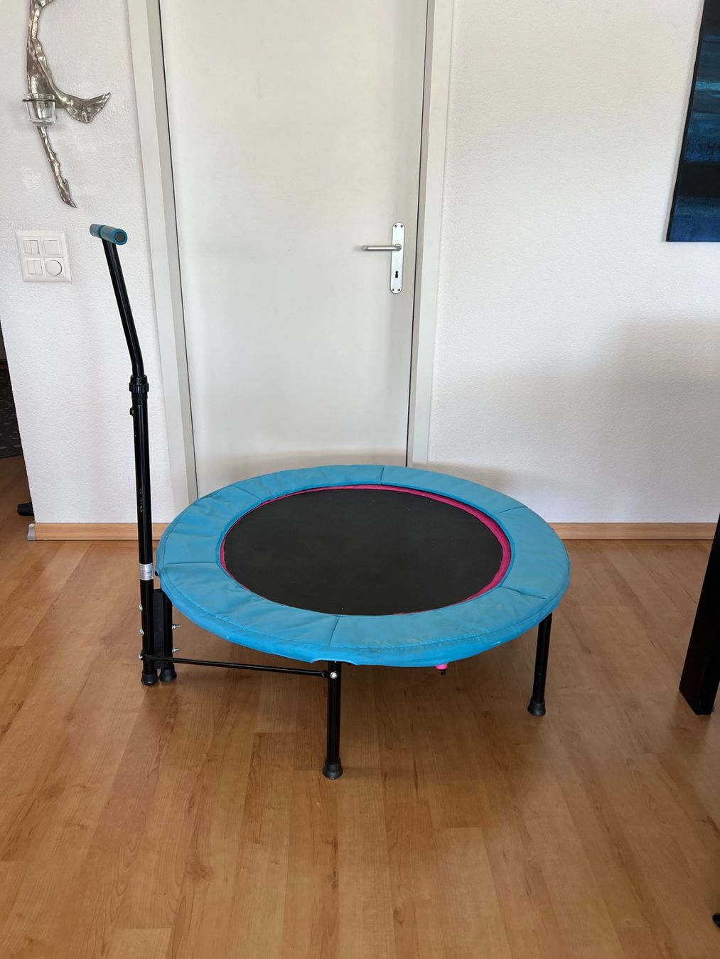 Trampoline: Trampolin Blau/Pink – Gebraucht aus Muri b. Bern von michellew23