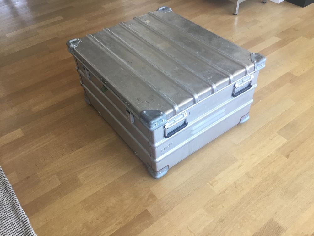 Aluminium-Kiste Armee-Kiste Militär-Kiste Expedition EDAK (Gebraucht ...