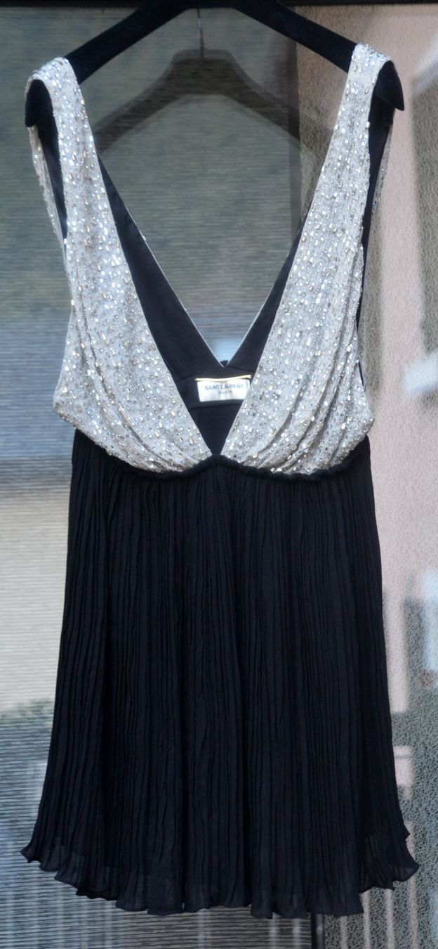 Saint Laurent Vestiti: Saint Laurent Kleid / robe ..36 100% Seide / soie – Usato da Collonges venduto da Auganien 1