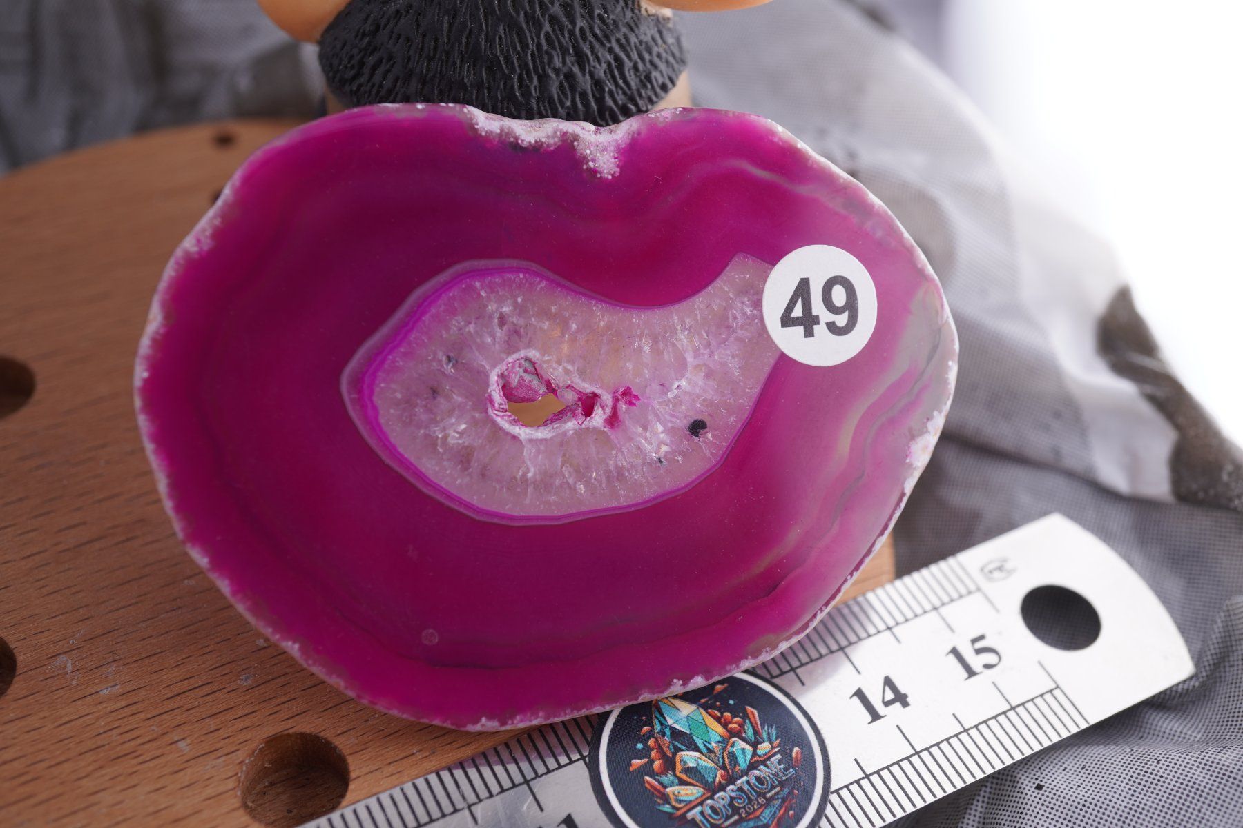 Minerali & Pietre curative: Achat pink    Scheibe     wow     Ab 1.-(1) – Nuovo e nell'imballaggio originale da Eschenbach SG venduto da topstone 6