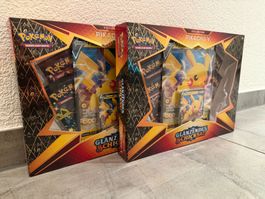 2x Pokémon Pikachu-V Glänzendes Schicksal Box Sealed