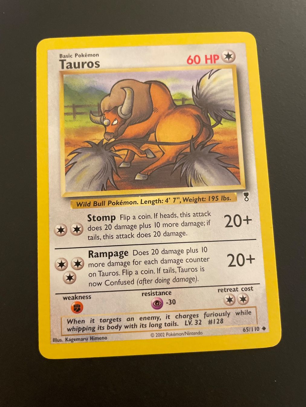 Pokémon Carte collezionabili: Tauros Legendary Collection 65/110 – Usato da Zürich venduto da pokemon_cards
