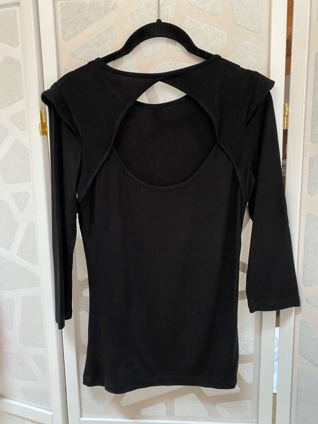 Topshop Tops: Great black stretch TOPSHOP top. UK10, S – Neuf (Voir description) à Grund b. Gstaad par PlageNeige 1