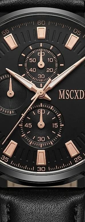 Uhren: Montre Chronographe Noire & Or Rose  – Gebraucht aus Lausanne von ced_y5yl 1