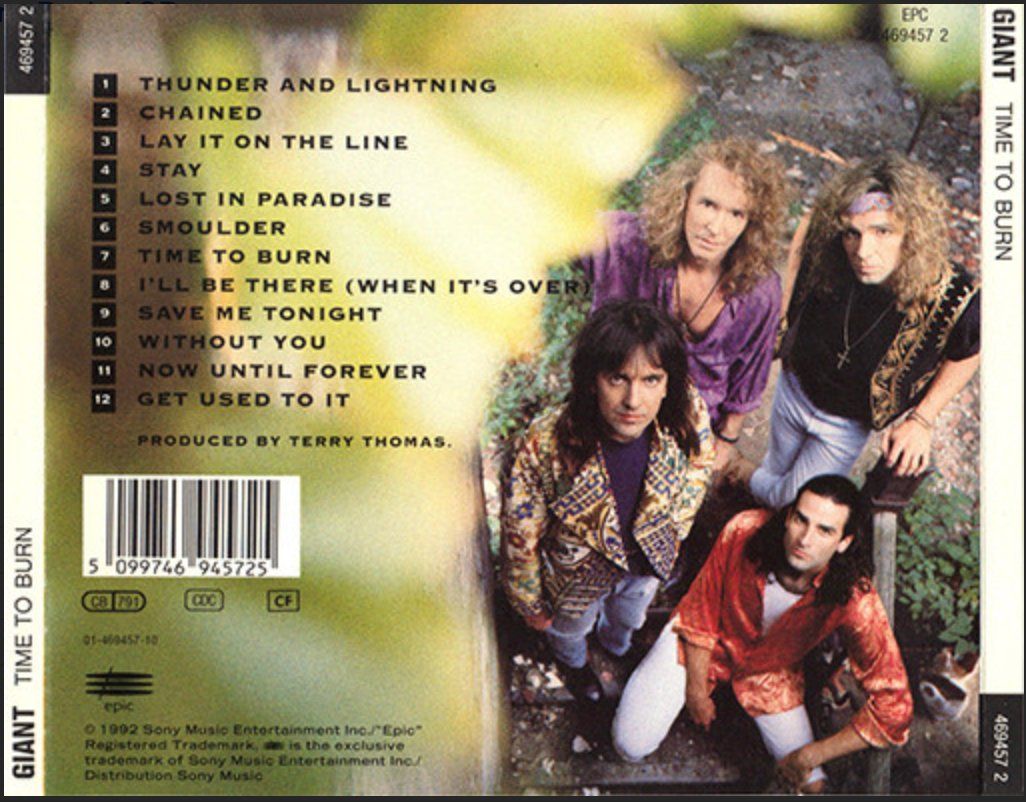 CDs: Giant – Time To Burn – D'occasion à Brunnen par Barfly5 1