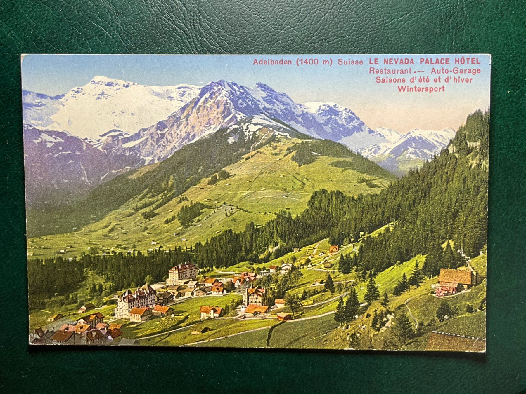 Ansichtskarten: Adelboden – Gebraucht aus Steg VS von _vinci_