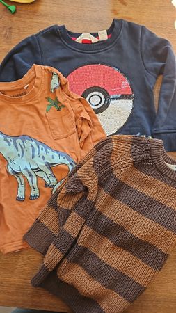 3 Kinder Pullover 98/104