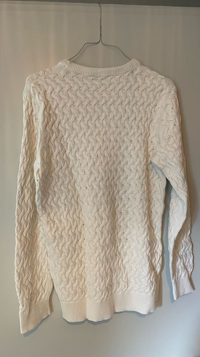 Selected Maglioni & Felpe: Selected Homme Strickpullover creme, Zopfmuster, gebraucht – Usato da Bern venduto da gelbepunkte 3