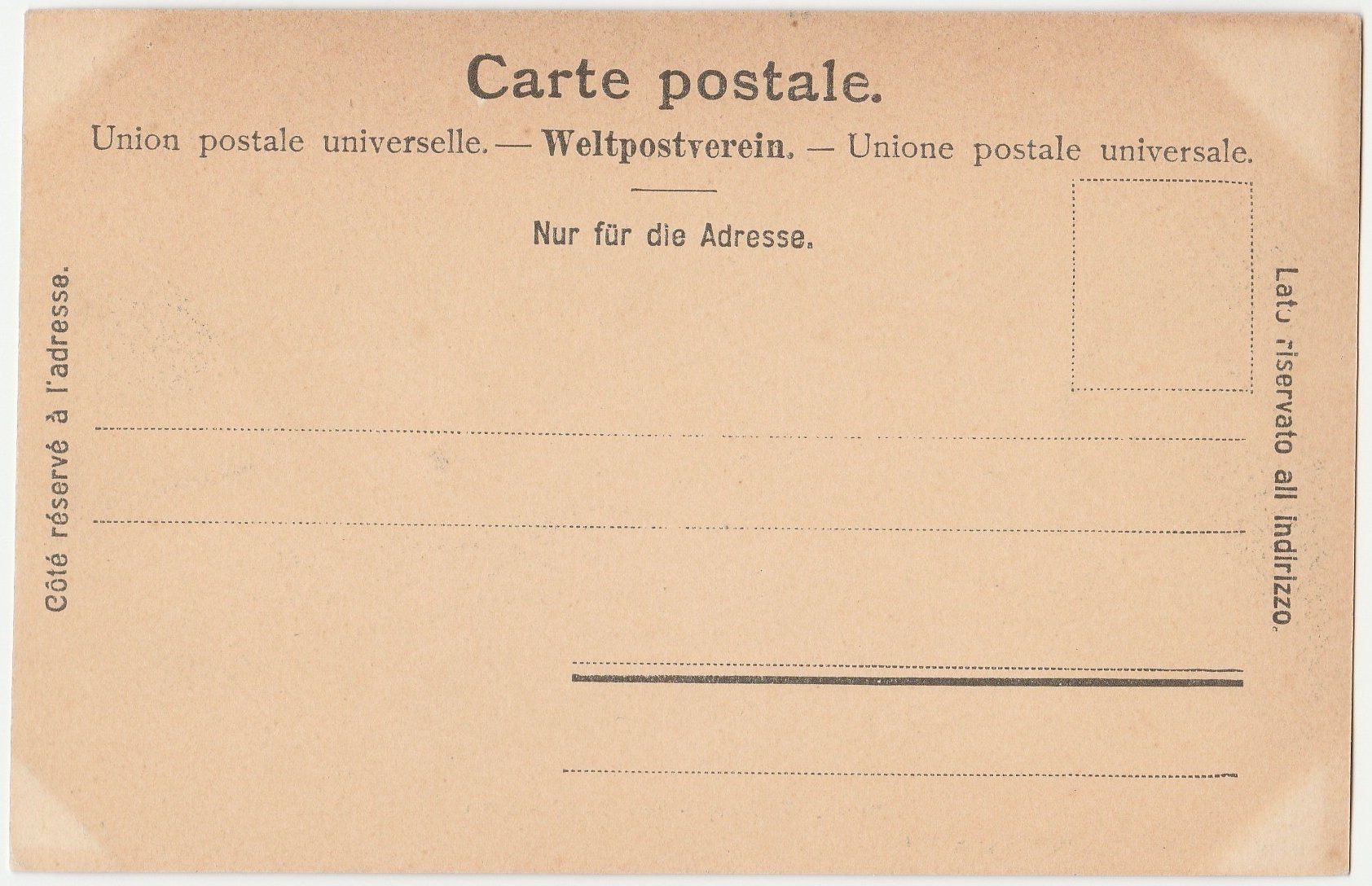 Ansichtskarten: Mürren - (1900) – Gebraucht aus Fällanden von Blausegelfliege 1