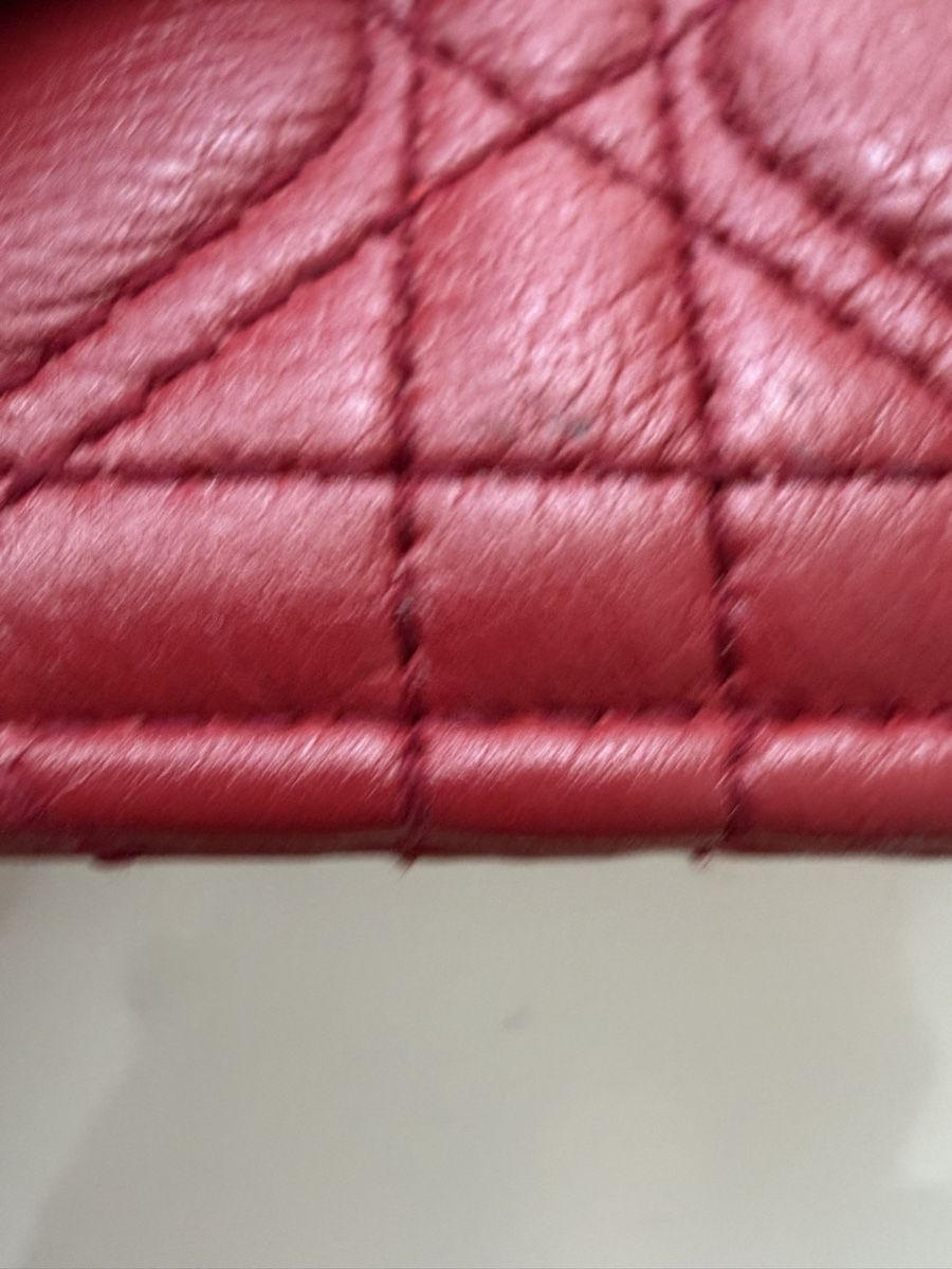 Dior Portamonete: Dior Cardholder Rot Leder – Usato da Lenzburg venduto da Original_vail 4
