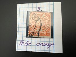 Norddeutscher Postbezirk  Mi.3 von 1868 gest.  (3626)