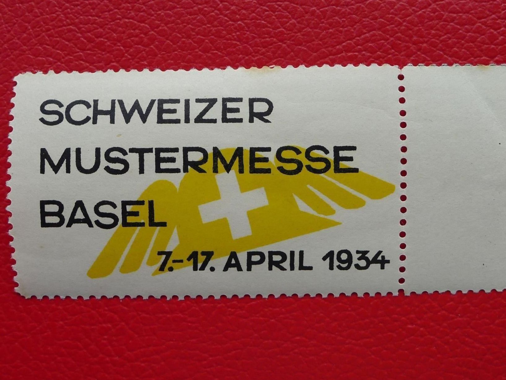 Tutti i francobolli: 1934, Werbevignette MUSTERMESSE BASEL, günstig ! – Usato da Sursee venduto da Luzernerraute