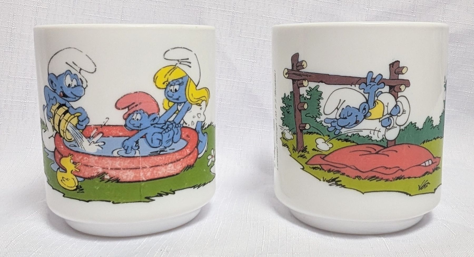 Tazze: 2er Set Vintage Arcopal Schlumpf Tasse - Mug – Nuovo (secondo la descrizione) da Wängi venduto da ABIZONE-86