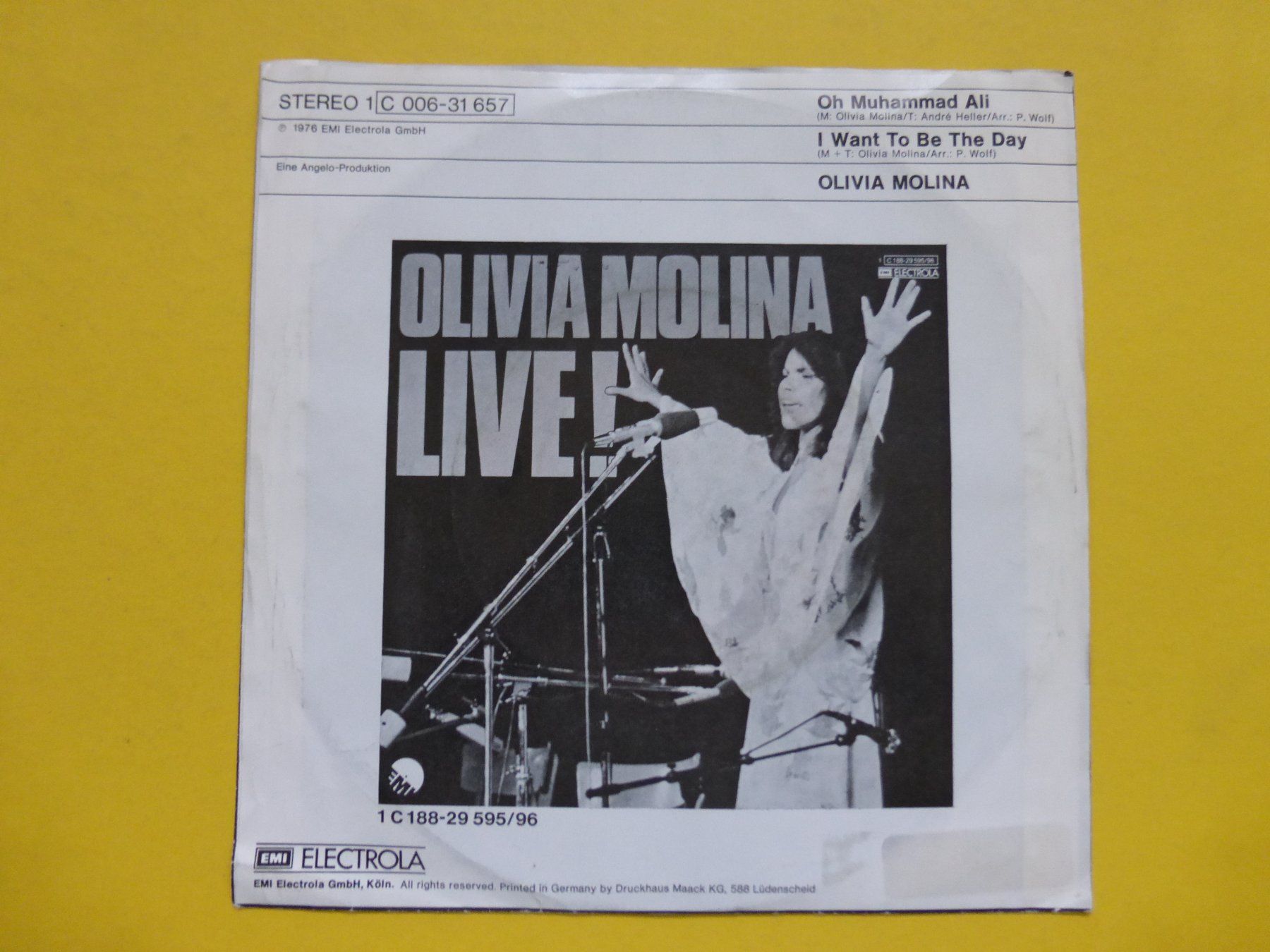 Dischi in vinile: Olivia Molina – Oh, Muhammad Ali – Usato da Zürich venduto da Swiss57 1