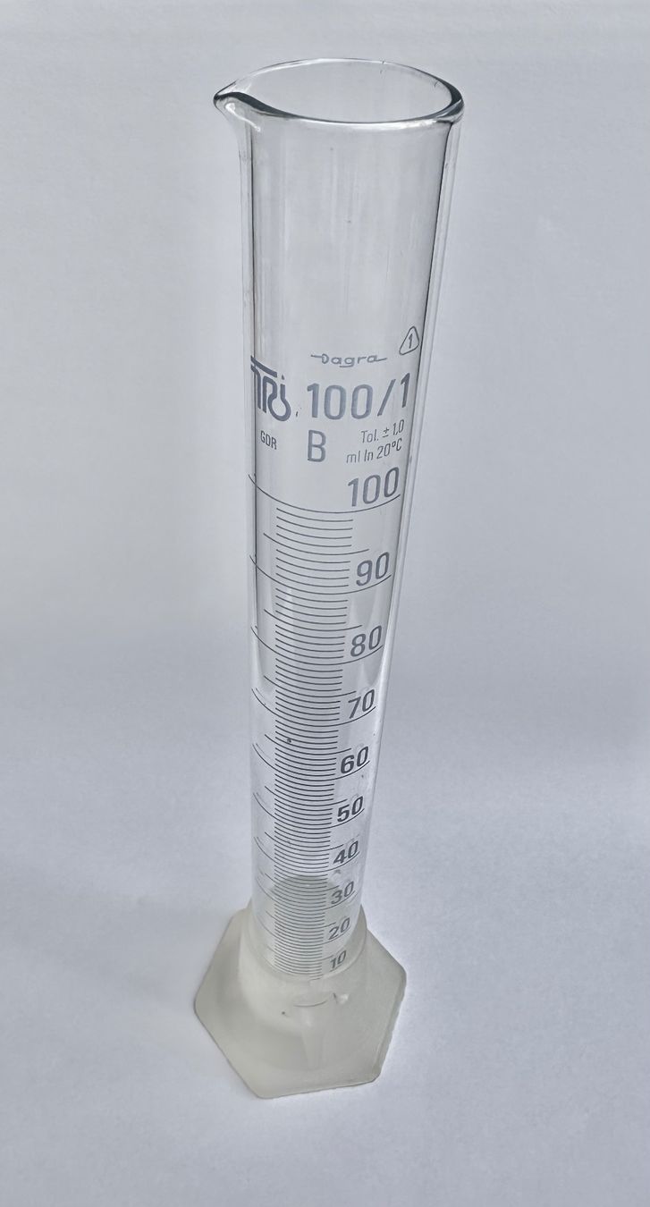 Vitlab Messzylinder 100ml Messbecher & Mensuren Zubehör Labor DE