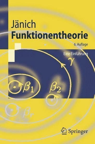 Libri: Klaus Jänich "Funktionentheorie" – Nuovo (secondo la descrizione) da Dietikon venduto da Klopfer05