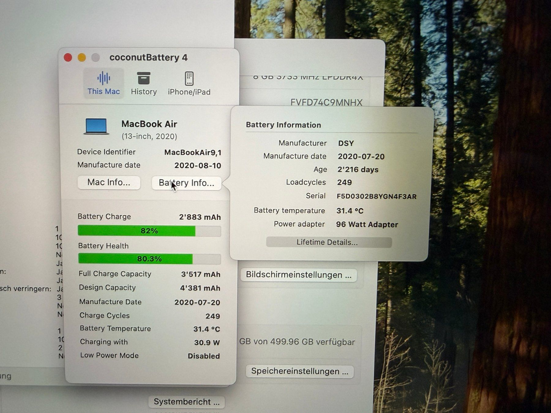 Apple Notebook: Macbook Air 2020 Model A2179 – Usato da Au SG venduto da bah_6f5w 8
