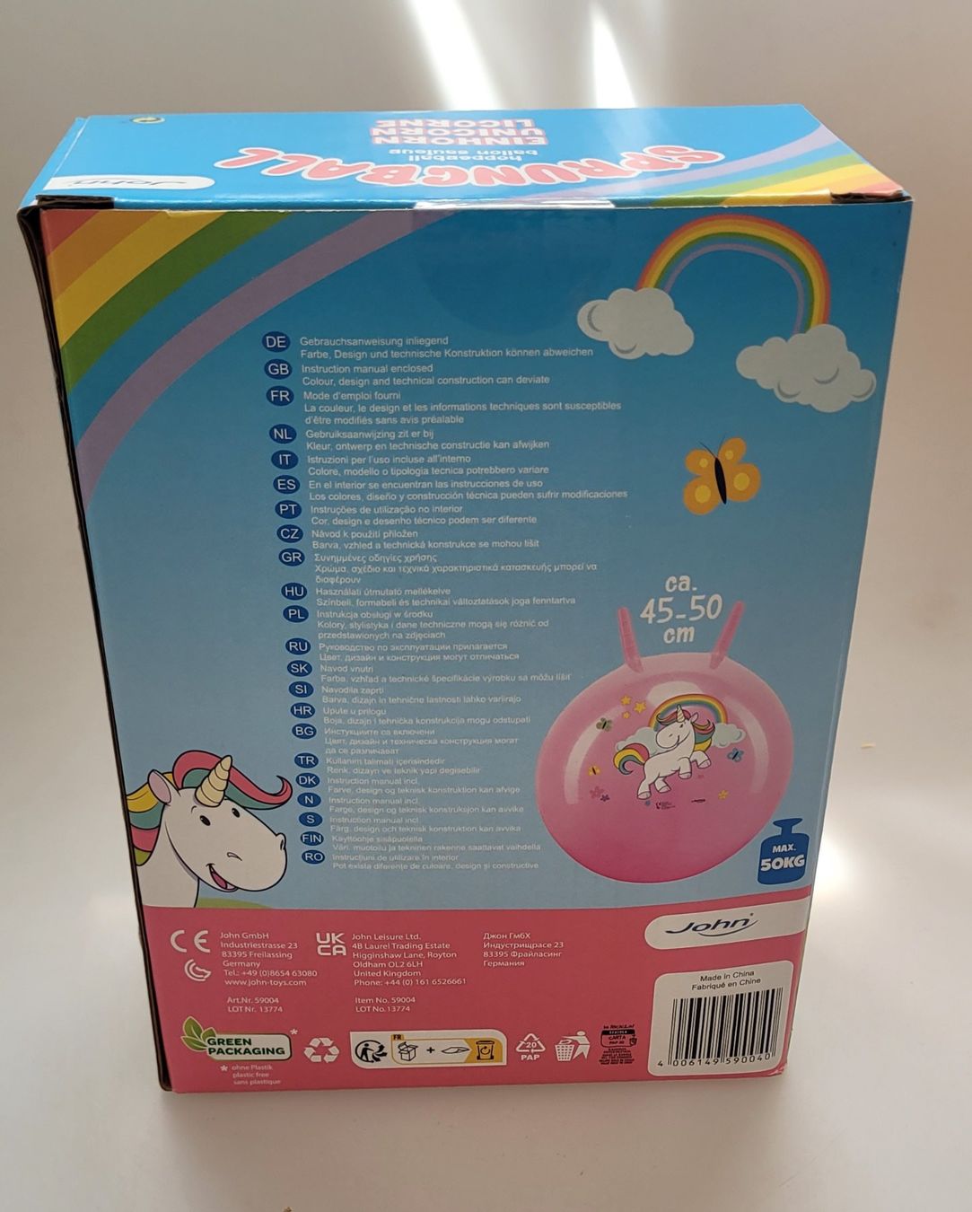 Bälle: Sprungball Einhorn Ab 3 Jahren – Neu und originalverpackt aus Oberuzwil von aseinkaufswelt 1
