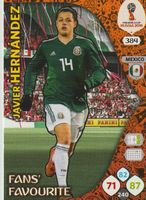 FIFA RUSSIA 2018 Adrenalyn XL 384 FANS' FAVOURITE HERNANDEZ